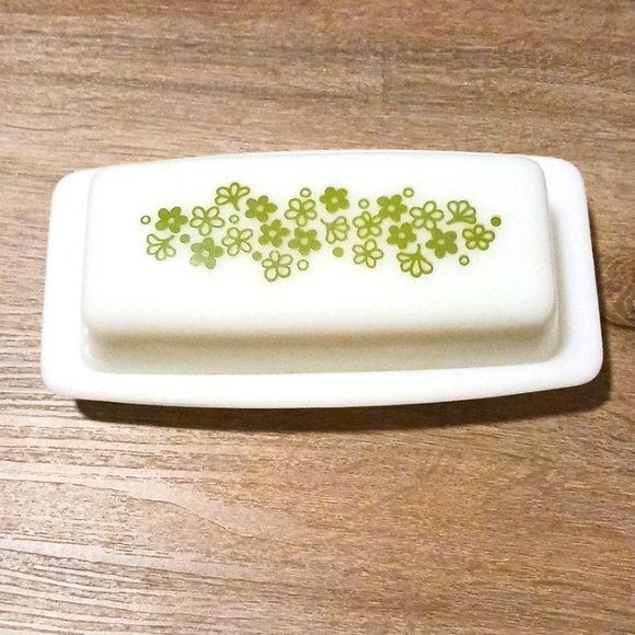Pyrex Dining Vintage Pyrex Spring Blossom Crazy Daisy Butter Dish
